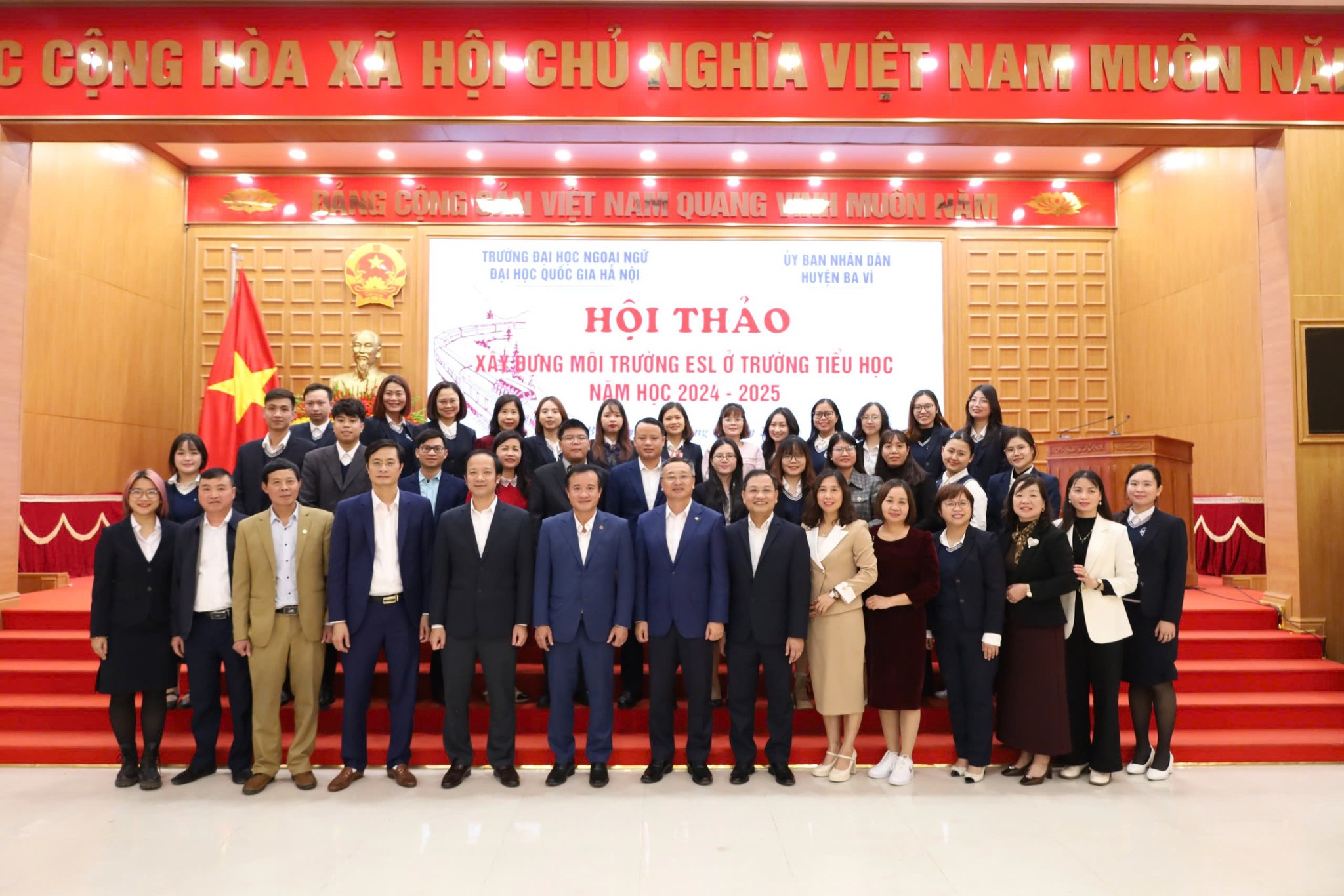 Hội thảo “Xây dựng môi trường ESL ở trường tiểu học” – Trường Đại học Ngoại ngữ – Đại học Quốc gia Hà Nội