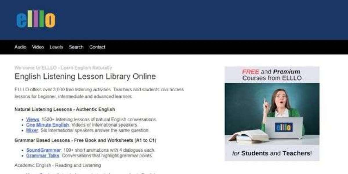 ELLLO - English Listening Lesson Library Online: Công Cụ Học Nghe Hiểu Tiếng Anh Hữu Ích